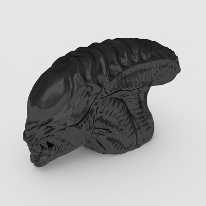 Alien sculpt 3d print model