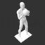 Mannequin holding basketball sports 3d printing model