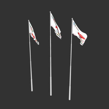 旗帜3D模型