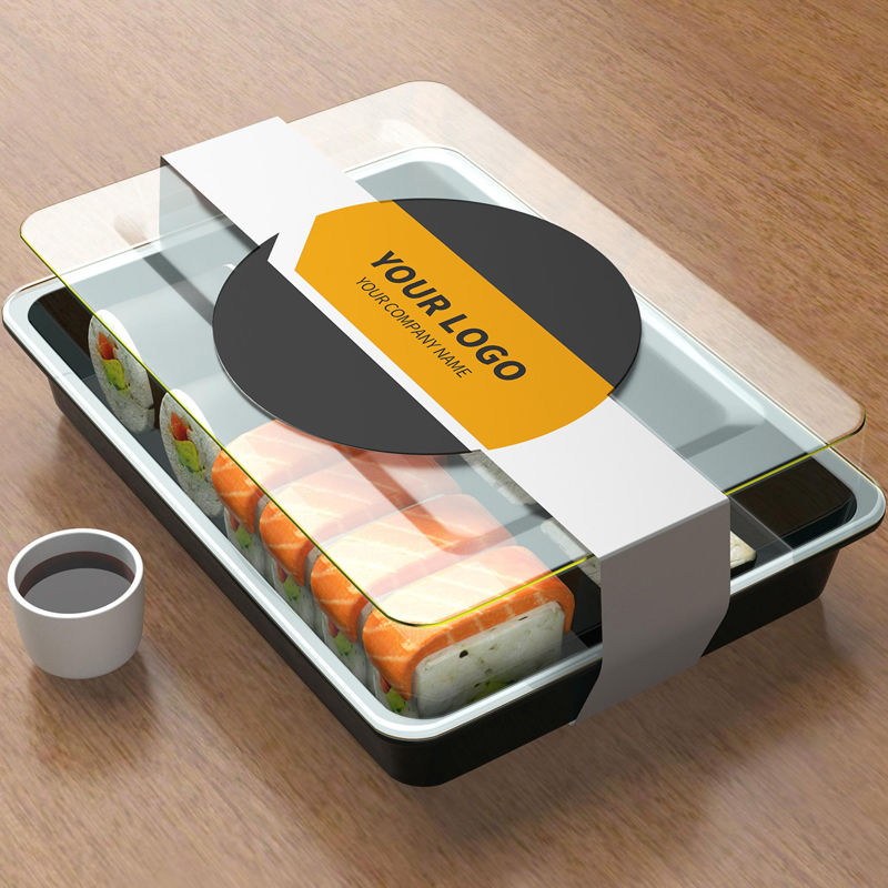 Maqueta de sushi Photoshop psd