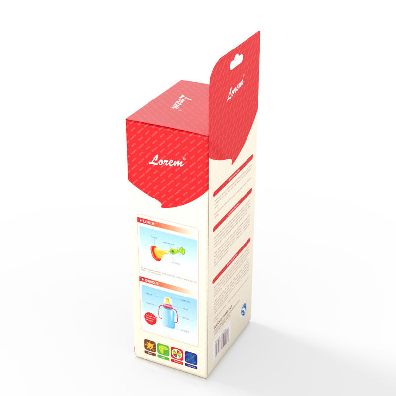Rectangle tagged box package design vector