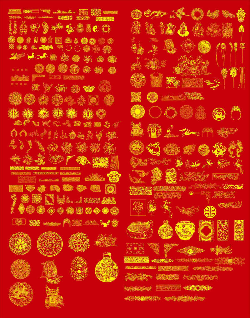 Chinese traditional pattern vector