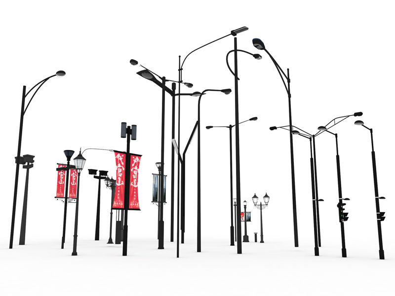 Street light kit 3d model