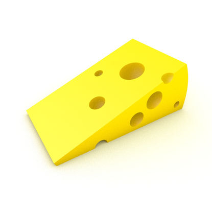 Modèle d'impression 3D de fromage