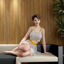 Hot Sitting Girl 3D Model 0037