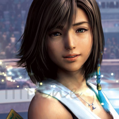 Final Fantasy Ⅹ Yuna 3D Modello 0094