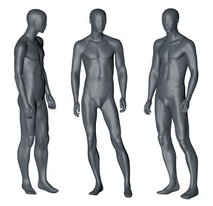 3Д модел штампања мушка лица у облику манекенке