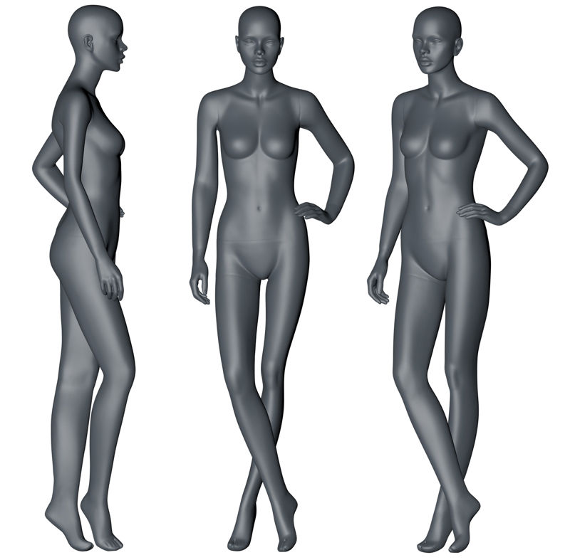 женщина,женщина,стоя,манекены,3D,печать,модель,СТЛ,оконное,витринное,физико...