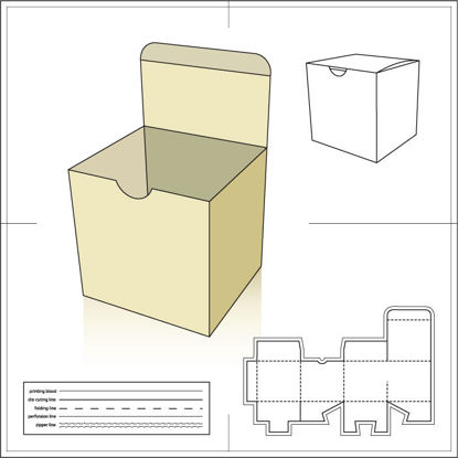 Paper Package Box Die-cutting AI
