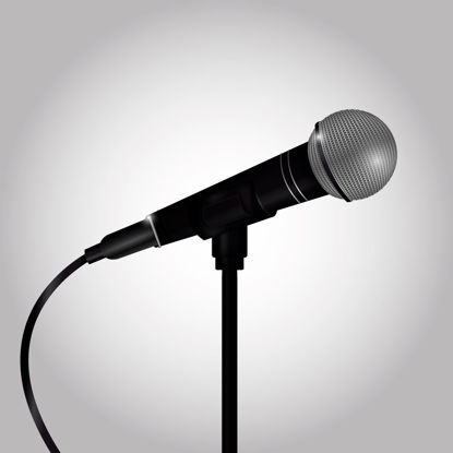 Microphone Photorealistic Graphic AI Vector