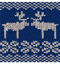 Knit Weave Deer Elk Graphic AI Vector