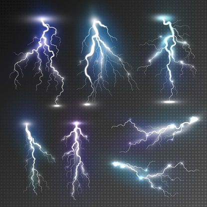 7 Lightning Графический дизайн AI Vector