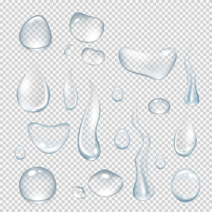 Waterdrops Graphic Set AI Vector