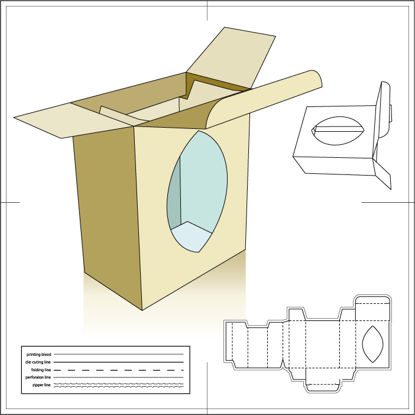 纸包装纸盒8 AI矢量