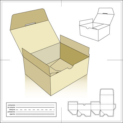 纸盒纸包装5 AI矢量