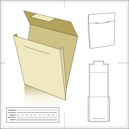 纸包装纸盒25 AI矢量