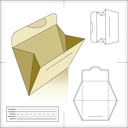 Papírcsomag 24 AI vektor