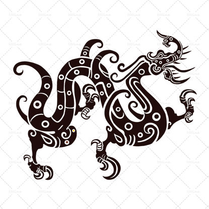 Ancient china dragon