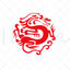 abstact China traditional dragon