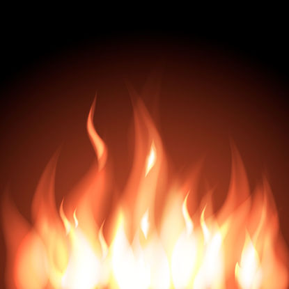 Fire Photorealistic Graphic Background AI Vector