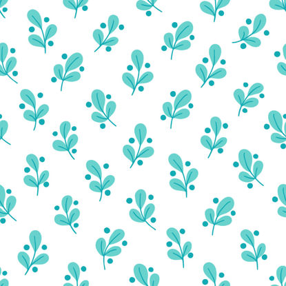 Seamless pattern wrapper plants vector