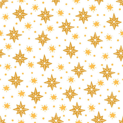 وکتور ستارگان طلائی با الگوی بدون درز