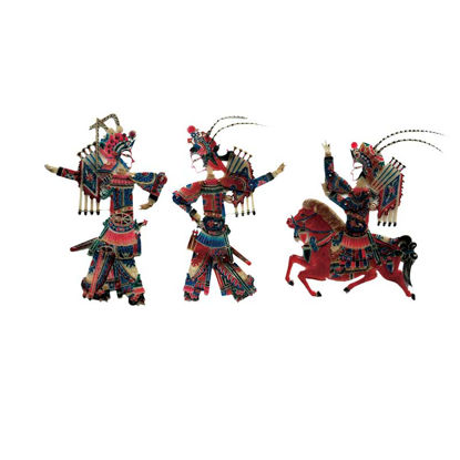 Chinese Folk Art Quintessence Shadow Puppeteers