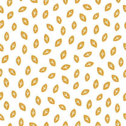 Seamless pattern wrapper yellow leaf vector