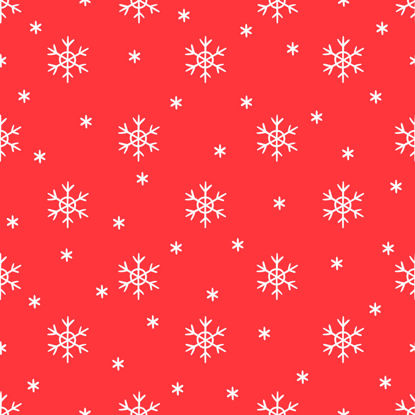 وکتور برف برفی قرمز با الگوی بدون درز