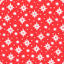 Seamless pattern wrapper red stars vector