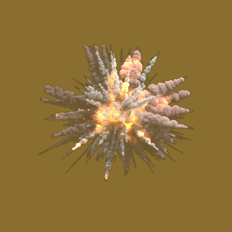 Explosion in the Air PNG