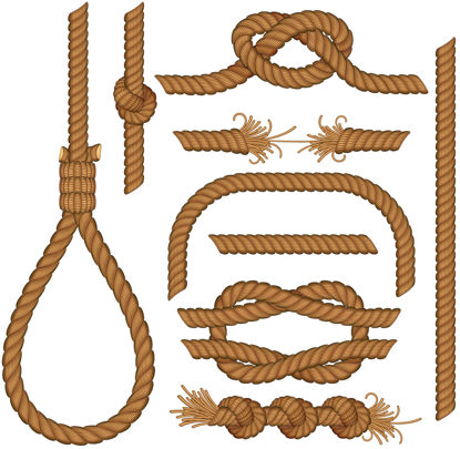Rope and Cordage eps Vector