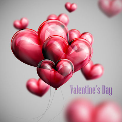 Día de San Valentín Corazón rojo elemento gráfico AI Vector