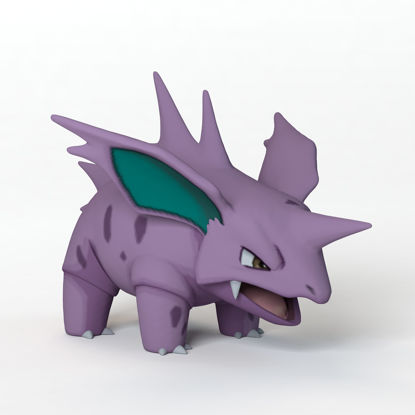3D модел на Pokemon Nidorino