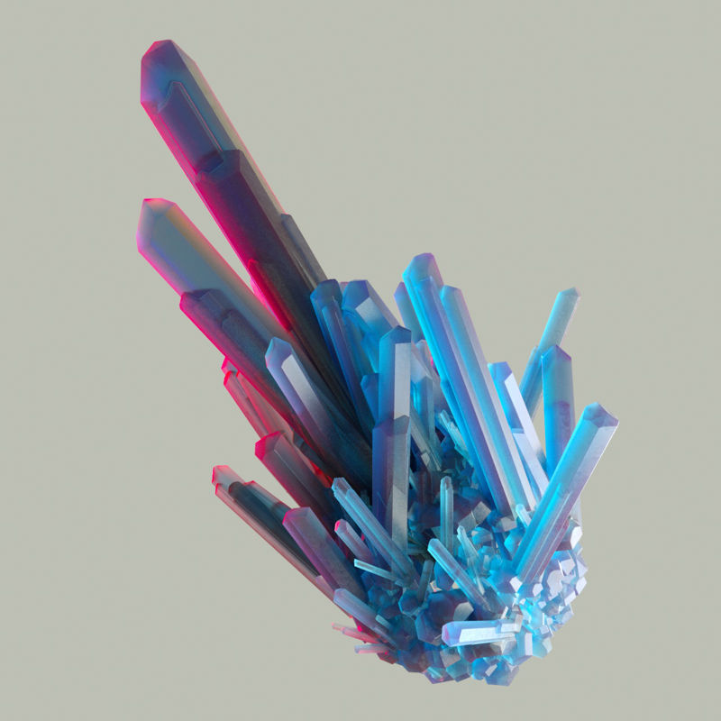 Crystal 3D-model