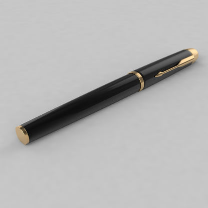 Tinta pluma modelo 3d