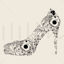 Creative High Heel Graphic AI Vector