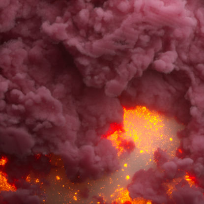 Brann røyk flekk 3D modell VFX oktan