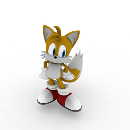 Tails 3D-Modell