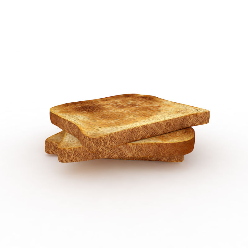 面包3d模型