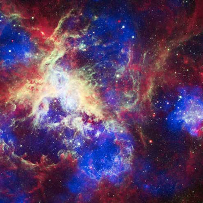 Pacote de padrões de alta resolução do universo da nebulosa do céu estrelado 1