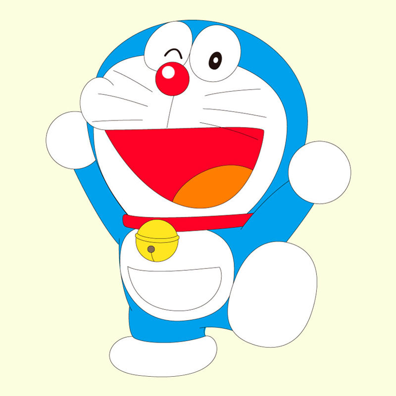  Doraemon personaje  de dibujos animados vector de AI llllline