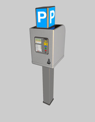 Parking meter 3d model