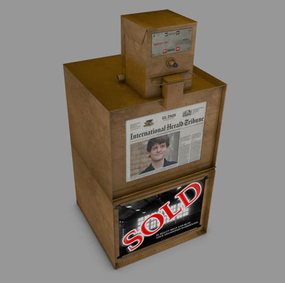 Newsstand 3d model