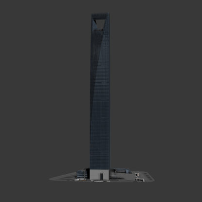 Shanghai World Financial Center 3D Model