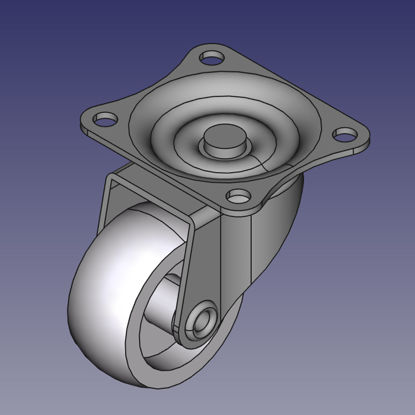 Pulley structure 3D model