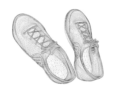 Schuhe 3D-Druck Modell