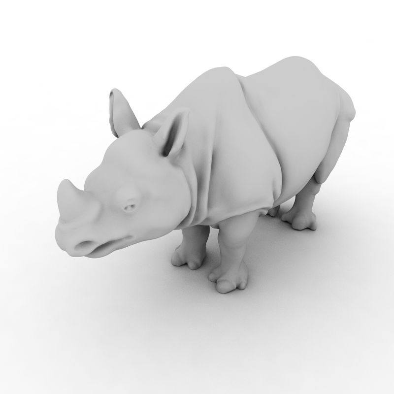 Rhino modello di stampa 3d