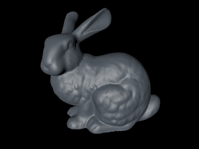 Rabbit low-poly 3D model