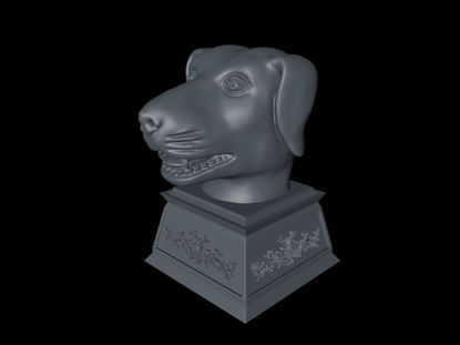 Двенадцать китайских знаков зодиака - модель 3D-модели собак